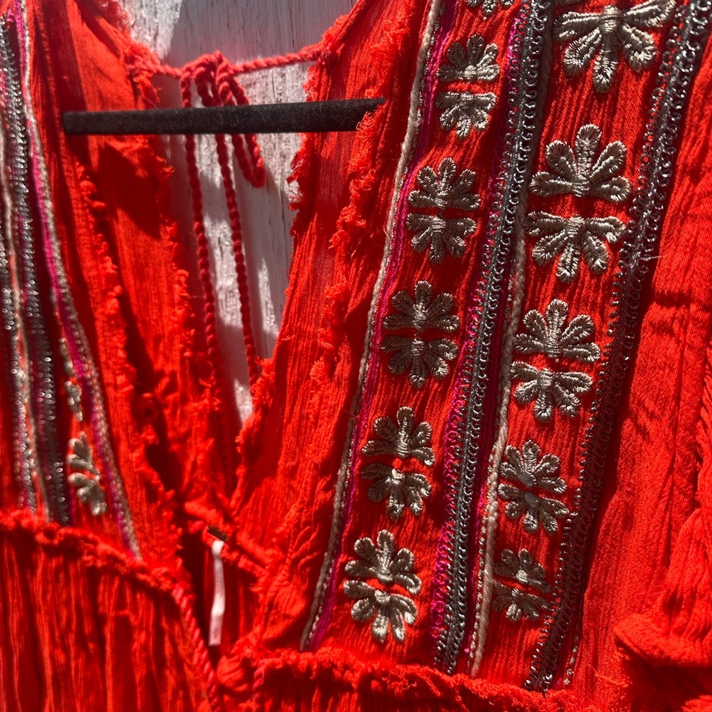Free People Bali Will Wait For You MIDI Dress